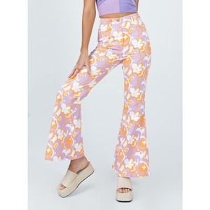 Princess Polly NEW! Size 8 Retro 70s Trippy Flare Pants